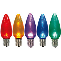 Vickerman C9 Multi Twinkle TranspLED Bulb 25/Box - XLEDTC90T-25
