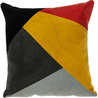 Parkland Collection Zefro Contemporary Multicolor Pillow Cover With Poly Insert