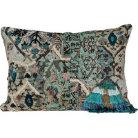 Parkland Collection Adya Accent Multicolor Pillow Cover With Poly Insert
