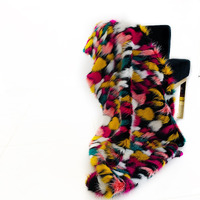 Plutus Purple, Yellow, Black  Amazonian Bird Faux Fur Luxury Throw Blanket Blanket 114L x 120W King- Purple, Yellow, Black