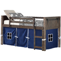 BARN DOOR LOW LOFT BRUSHED SHADOW W/BLUE TENT KIT
