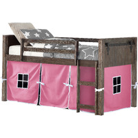 BARN DOOR LOW LOFT BRUSHED SHADOW W/PINK TENT KIT