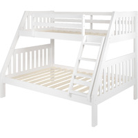 TWIN/FULL MISSION BUNK BED WHITE