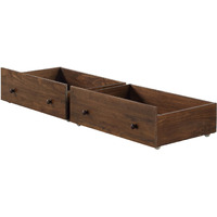 DUAL UNDERBED DRAWERS BRUSHED GREY