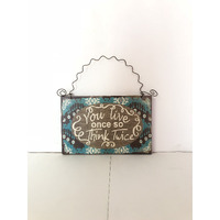 MDF WALL PLAQUE/6-1/2"L