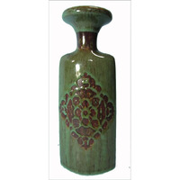 CERAMIC CANDLE HDR-GREEN