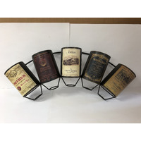 METAL WINE HOLDER-WALL RACKx5