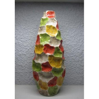 CERAMIC VASE-MULTICOLOR