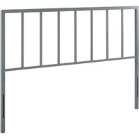 Tatum King Metal Headboard - Gray