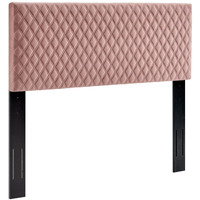Angela King Performance Velvet Headboard - Dusty Rose