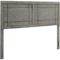 Archie King Wood Headboard - Gray
