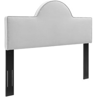 Dawn King/California King Performance Velvet Headboard - Light Gray