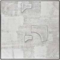 Whiten I Abstract Framed Wall Art