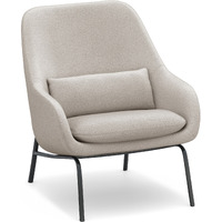 Elmont Accent Chair in Natural Linen fabric