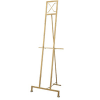 70 Inch Easel Stand, Gold Iron Frame, Free Standing, Large