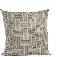 Plutus Bella Pink Stony Cut Velvet, Some Sparkle To It Luxury Throw Pillow - Double sided  20" x 36" King