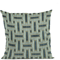 Plutus Hazy Stony Cut Velvet, Some Sparkle To It Luxury Throw Pillow - Double sided  22" x 22"