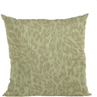 Plutus Stonewash Cheetah Embroydery Luxury Throw Pillow - Double sided  18" x 18"