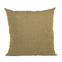 Plutus Desized Wall Textured Solid, With Open Weave. Luxury Throw Pillow - Double sided  20" x 36" King