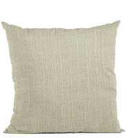 Plutus Vanilla Wall Textured Solid, With Open Weave. Luxury Throw Pillow - Double sided  16" x 16"
