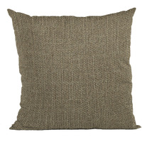 Plutus Hemp Wall Textured Solid, With Open Weave. Luxury Throw Pillow - Double sided  16" x 16"