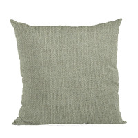 Plutus Flint Wall Textured Solid, With Open Weave. Luxury Throw Pillow - Double sided  20" x 20"