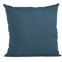 Plutus Navy Solid Shiny Velvet Luxury Throw Pillow - Double sided  12" x 20"