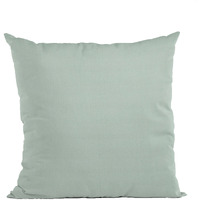 Plutus Aqua Solid Shiny Velvet Luxury Throw Pillow - Double sided  20" x 26" Standard