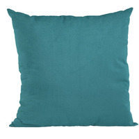 Plutus Sky Blue Solid Shiny Velvet Luxury Throw Pillow - Double sided  20" x 26" Standard