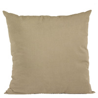 Plutus Sand Solid Shiny Velvet Luxury Throw Pillow - Double sided  20" x 26" Standard