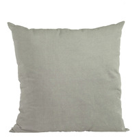 Plutus Grey Solid Shiny Velvet Luxury Throw Pillow - Double sided  24" x 24"