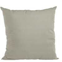 Plutus Light Grey Solid Shiny Velvet Luxury Throw Pillow - Double sided  20" x 20"