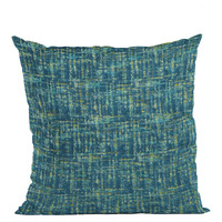 Plutus Sapphire New Planet Cut Velvet Luxury Throw Pillow - Double sided  22" x 22"