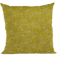 Plutus Sulfur New Planet Cut Velvet Luxury Throw Pillow - Double sided  18" x 18"