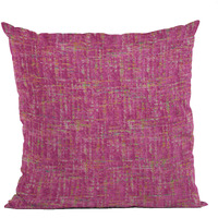 Plutus Fuchsia New Planet Cut Velvet Luxury Throw Pillow - Double sided  26" x 26"