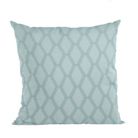 Plutus Serenity Diamond Shiny Fabric With Embroydery Luxury Throw Pillow - Double sided  20" x 26" Standard