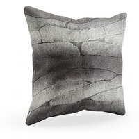 Plutus Gray Silver Furever Animal Faux Fur Luxury Throw Pillow - Double sided  20" x 26" Standard