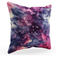 Plutus Purple Pink Fureal Animal Faux Fur Luxury Throw Pillow - Double sided  18" x 18"