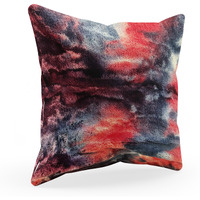 Plutus Blue Red White Fureal Animal Faux Fur Luxury Throw Pillow - Double sided  20" x 26" Standard