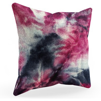 Plutus Fuchsia Purple Fureal Animal Faux Fur Luxury Throw Pillow - Double sided  16" x 16"