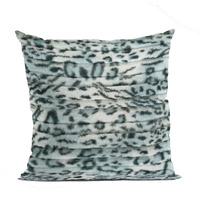 Plutus Green Luxe Lash Animal Faux Fur Luxury Throw Pillow - Double sided  20" x 26" Standard