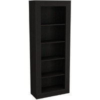 TUHOME Andina Bookcase, Vertical Design, Five Shelves -Black -Office