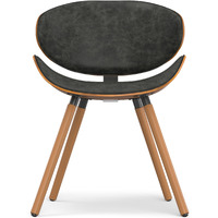 Marana Dining Chair in Slate Grey  PU faux leather