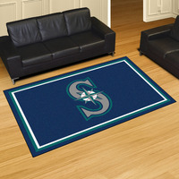 Seattle Mariners 5ft. x 8 ft. Plush Area Rug