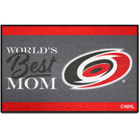 Carolina Hurricanes World's Best Mom Starter Mat Accent Rug - 19in. x 30in.