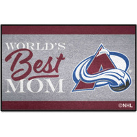 Colorado Avalanche World's Best Mom Starter Mat Accent Rug - 19in. x 30in.