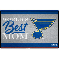 St. Louis Blues World's Best Mom Starter Mat Accent Rug - 19in. x 30in.