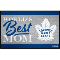 Toronto Maple Leafs World's Best Mom Starter Mat Accent Rug - 19in. x 30in.