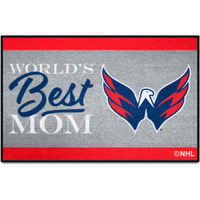 Washington Capitals World's Best Mom Starter Mat Accent Rug - 19in. x 30in.