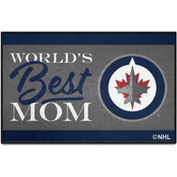 Winnipeg Jets World's Best Mom Starter Mat Accent Rug - 19in. x 30in.